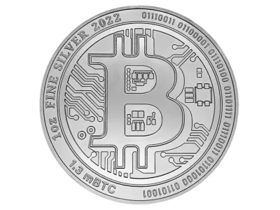 Bitcoin Silver Coin 1 oz.