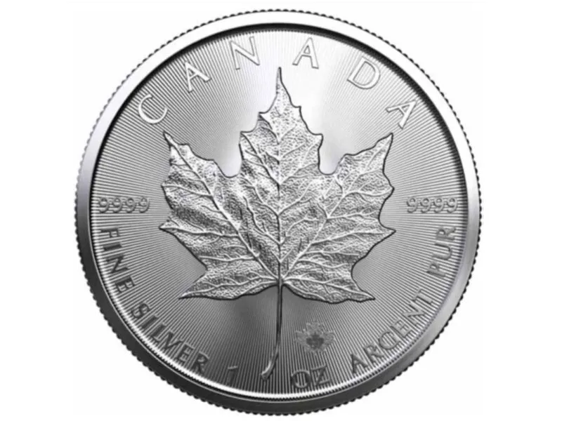 2025 Maple Leaf Silver Coin 1 oz.: 1 oz. Maple Leaf Silver Coin 2025