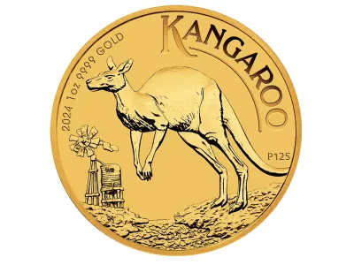 Kangaroo Gold Coin 1 oz. (mixed years)