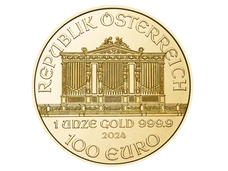 Philharmonic Gold Coin 1 oz. (Mixed Years): 1 oz. Philharmonic gold coin (mixed years)