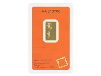Valcambi Gold Bar 5 g.