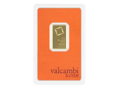 Valcambi Gold Bar 10 g.