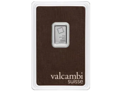 2.5 g Platinum Bar Valcambi